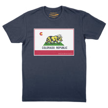 Load image into Gallery viewer, CO Republic tee- Navy