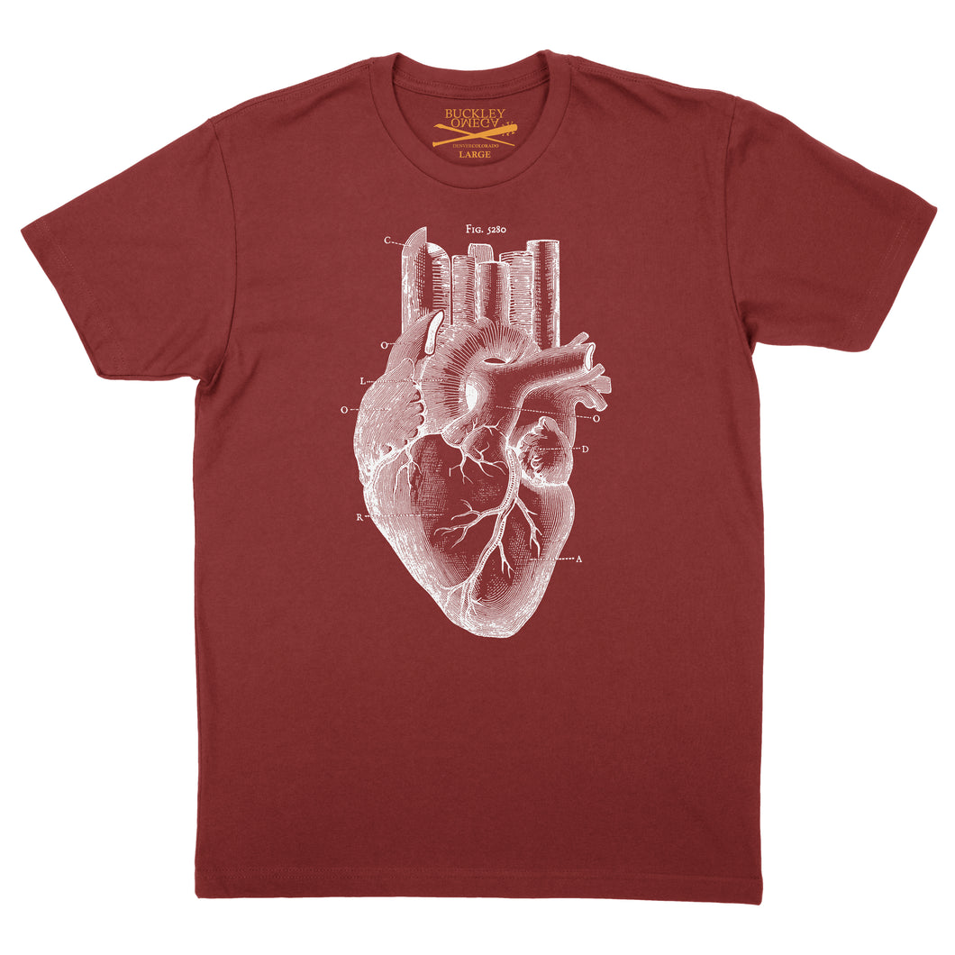 Heart of the City - Red tee