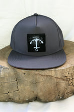 Load image into Gallery viewer, Stay Up hat - 5 panel- Grey UV Mesh